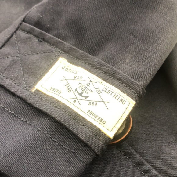 Joules Girl’s Navy Jacket With Hood, Size 3 Yr - Picture 5 of 11